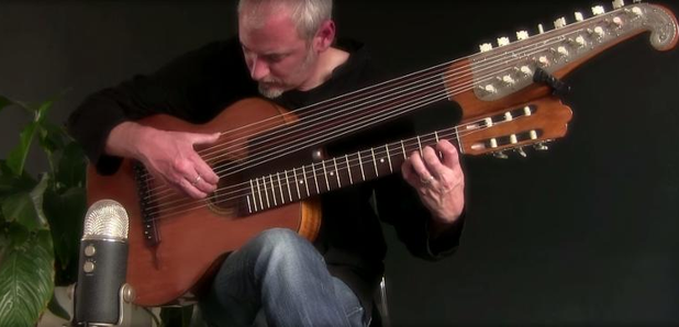 Brin Addison harp guitar