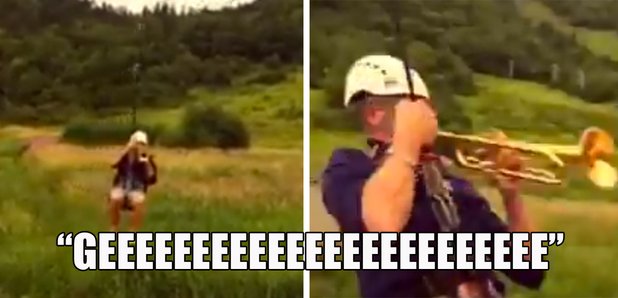 trumpet zipline